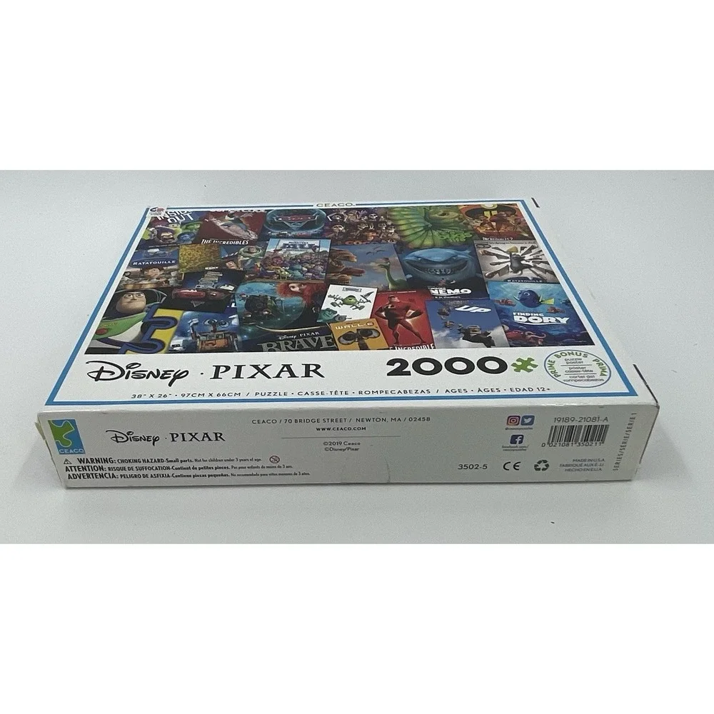 Ceaco Jigsaw Puzzle Disney Pixar Movie Poster  Pc 3502-5‎ Complete No Poster